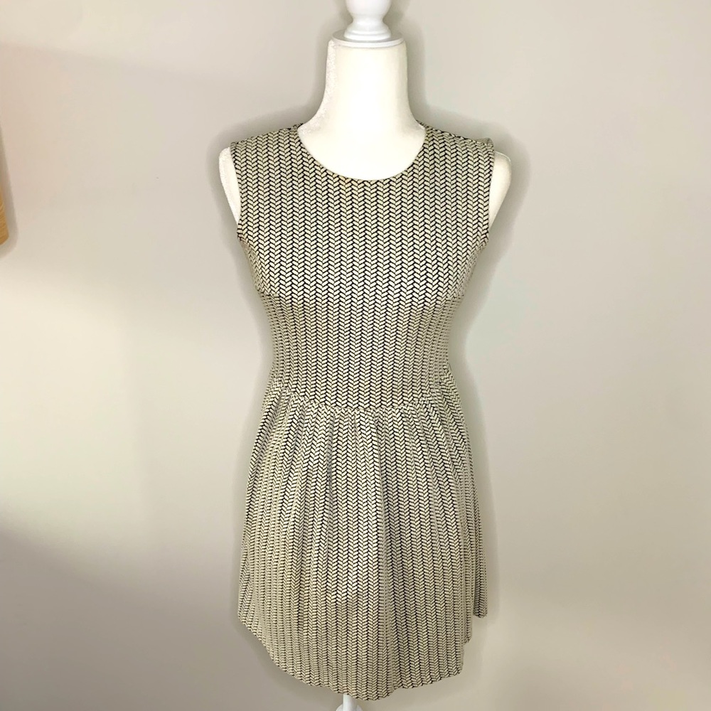 Loft Herringbone Textured Dress - 0P
